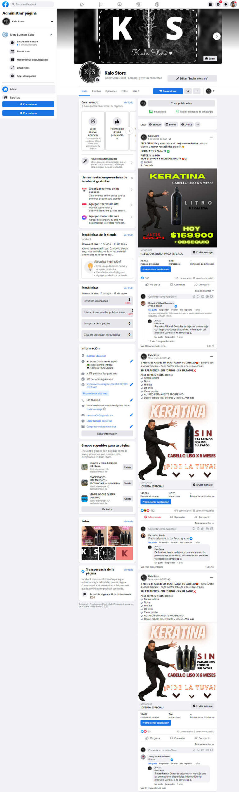 Fan Page Kalo Store